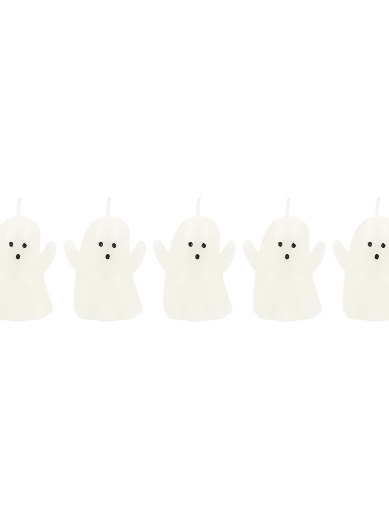 Mini Ghost Candles, Set of 5